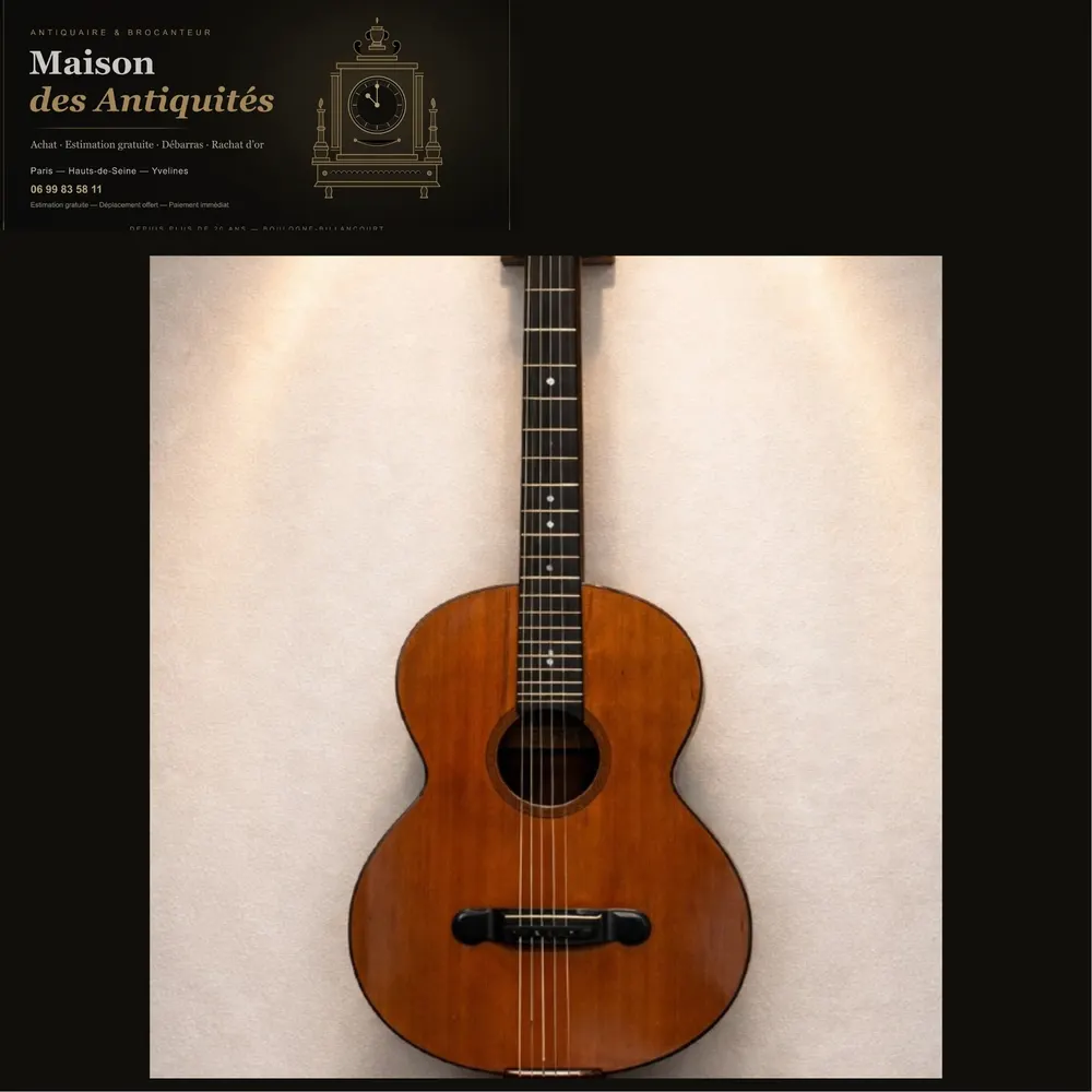 guitare romantique italienne réalisée par Gaetano Guadagnini à Turin en 1839 — Instruments de musique