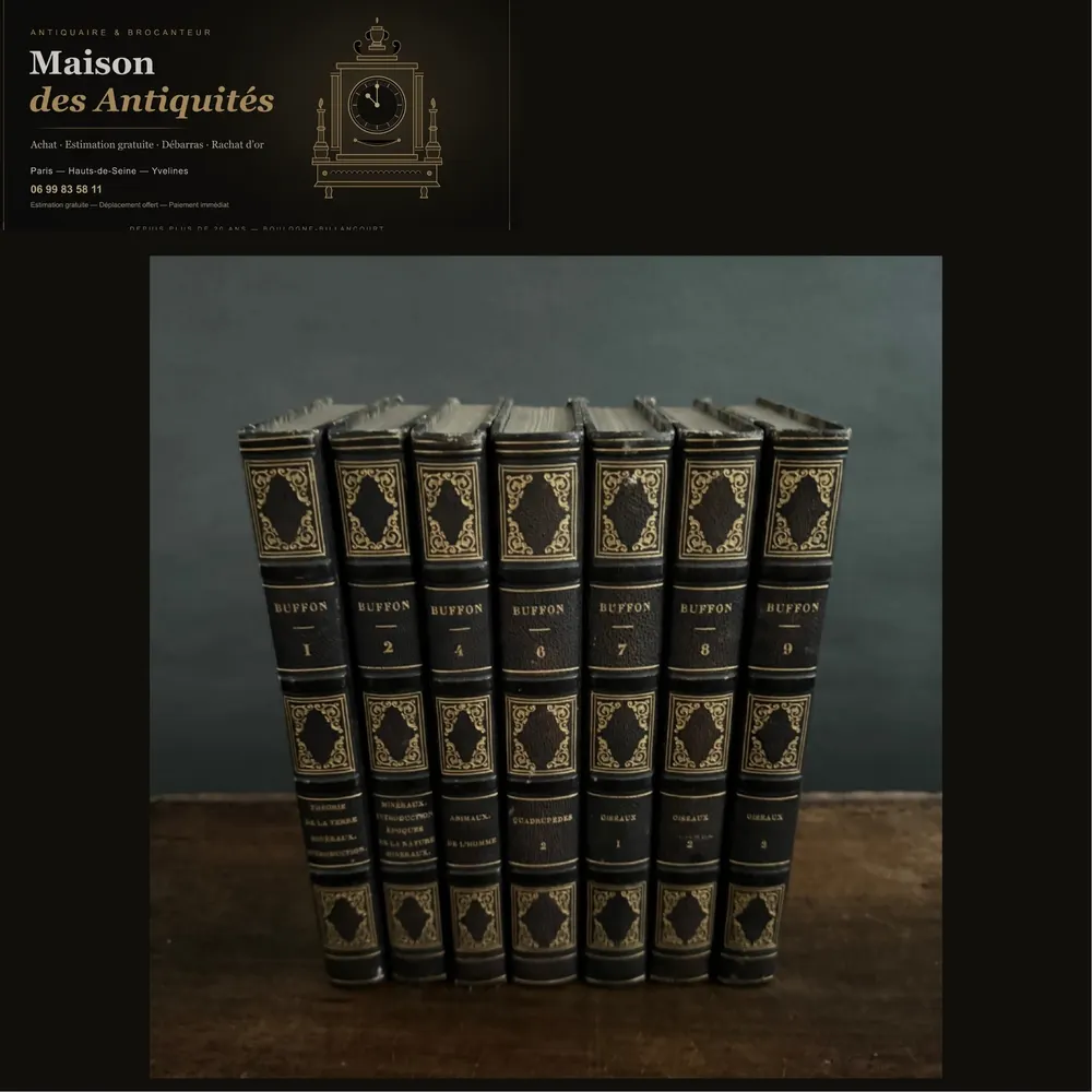 Œuvres Complètes de Buffon 7 tomes avec gravures — Livres anciens & manuscrits