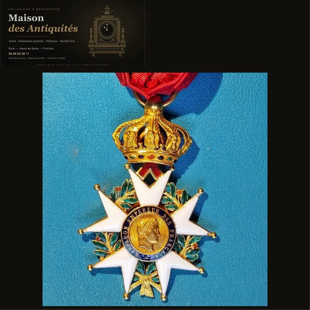 médaille d'officier de la légion d'honneur 2nd Empire — Monnaies & médailles