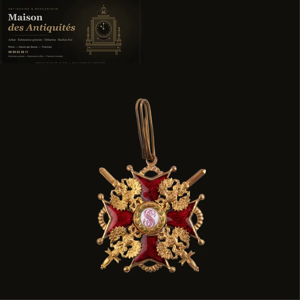 Ordre impérial russe de Saint-Stanislas, 2e classe, avec épées — Monnaies & médailles