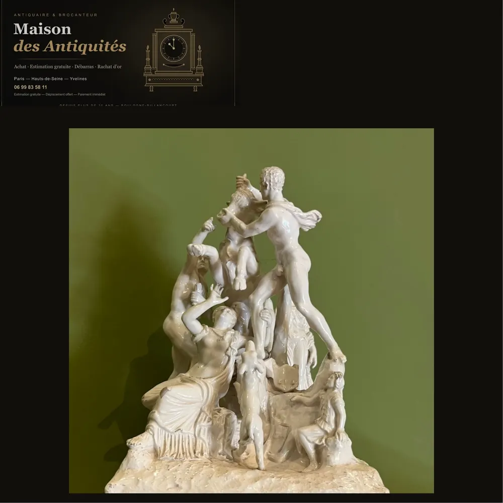 Céramique Le Taureau Farnèse — Sculptures & bronzes