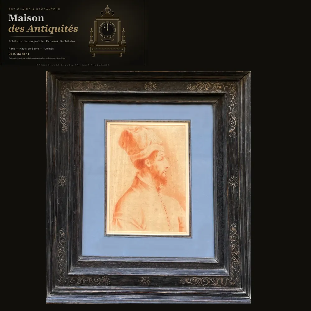 Portrait d'un marchand - Giovanni Francesco Barbieri Guercino — Tableaux & œuvres d'art
