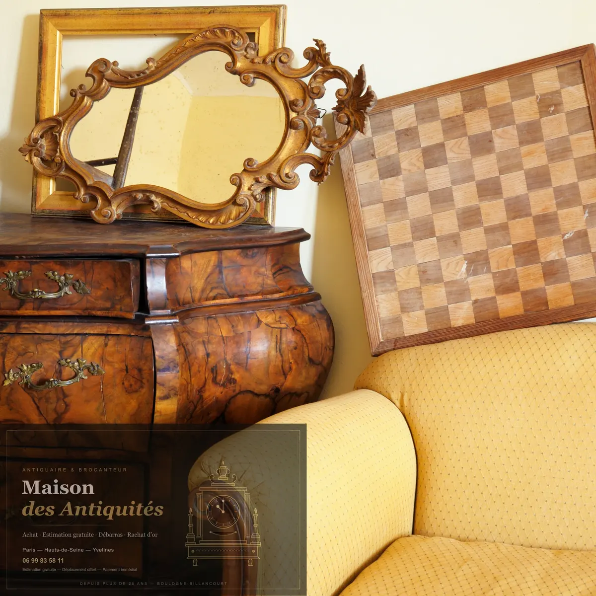 Achat d'antiquités à Antony — Maison des Antiquités