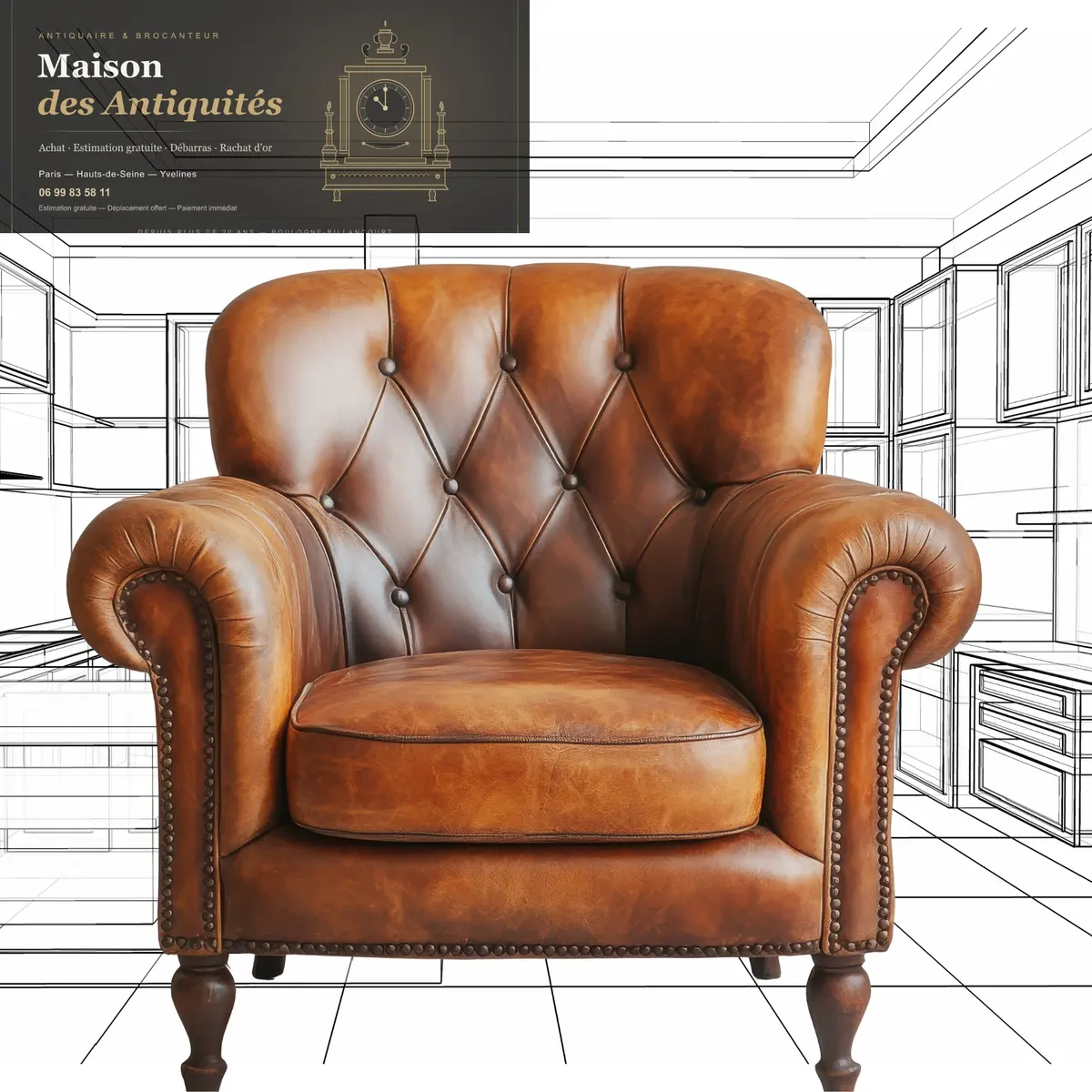 Achat de mobilier ancien à Vanves — Maison des Antiquités