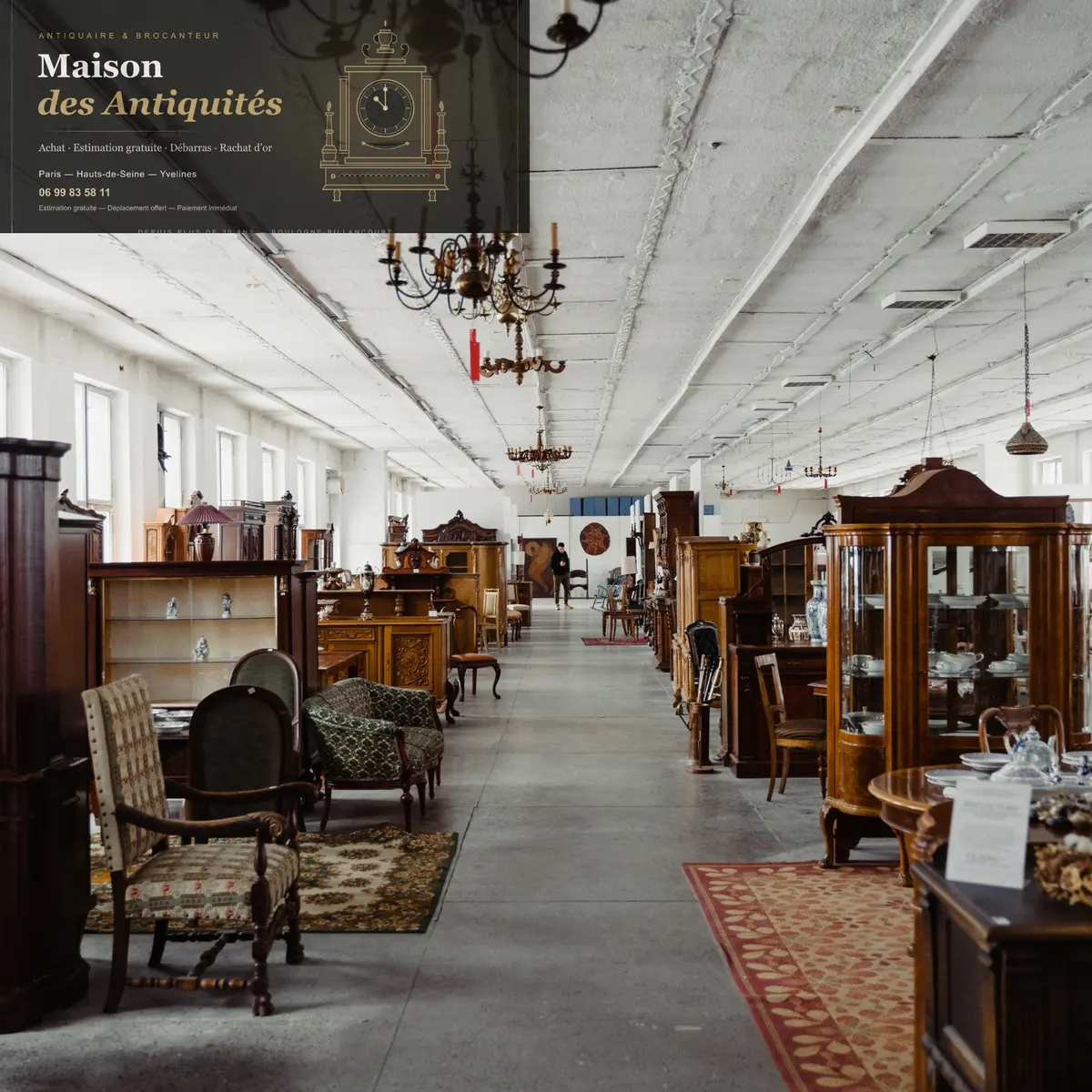 Achat de mobilier ancien à Sceaux — Maison des Antiquités