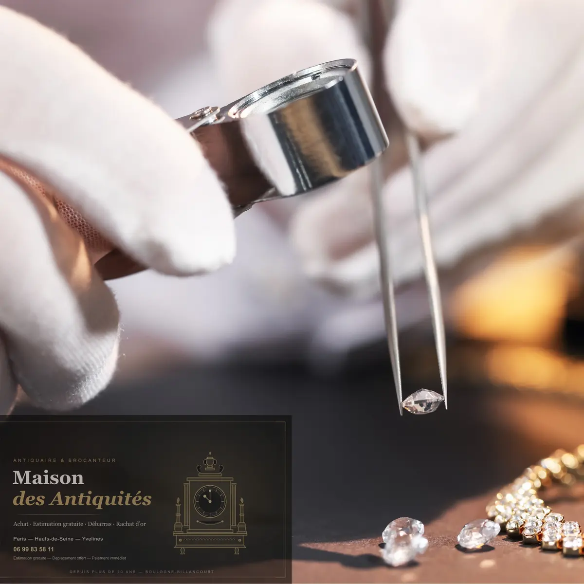 Estimation gratuite d'antiquités à Antony — Maison des Antiquités